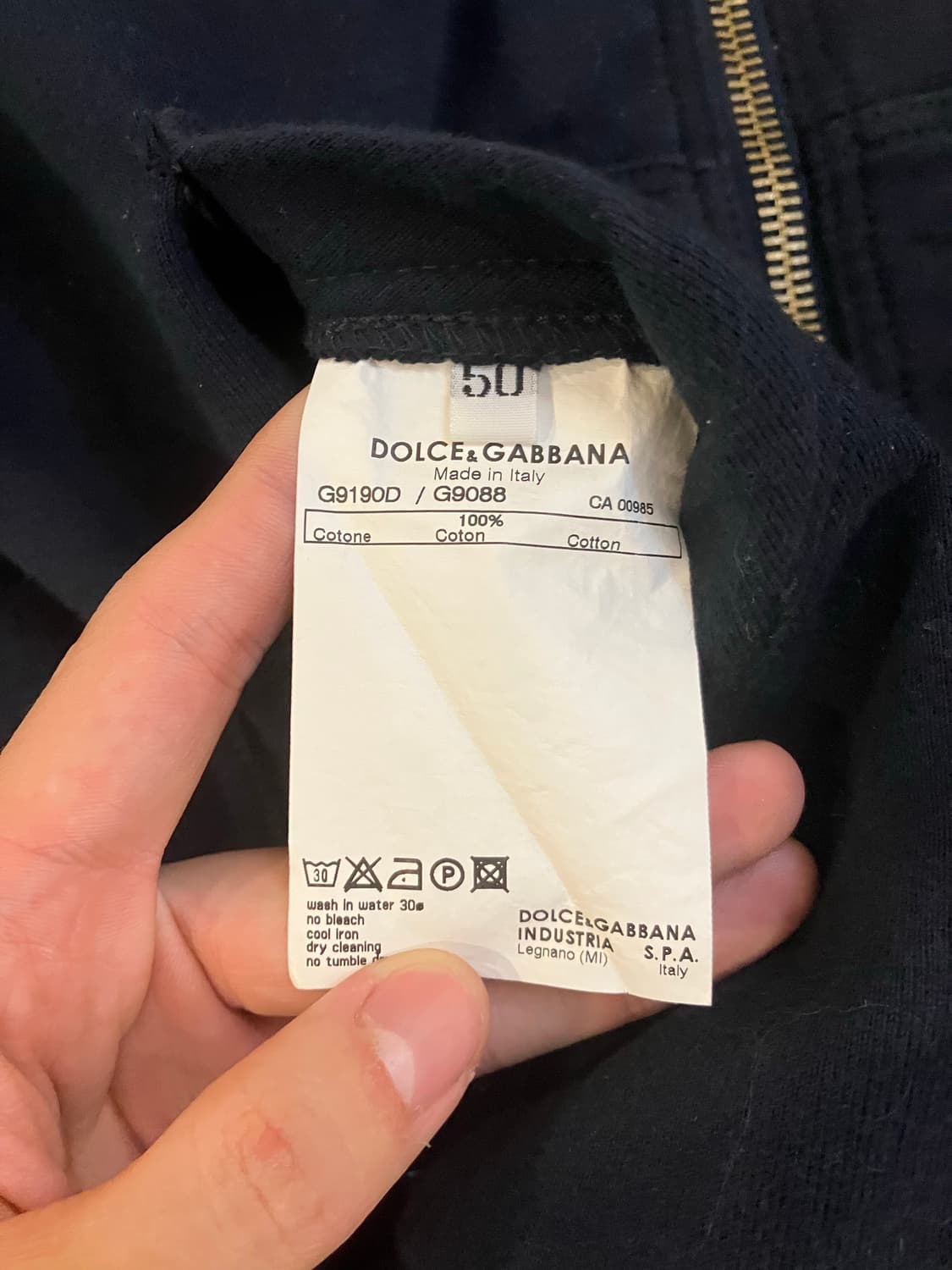 07FW 돌체앤가바나 아카이브 하이브리드 데님자켓 상품이미지7