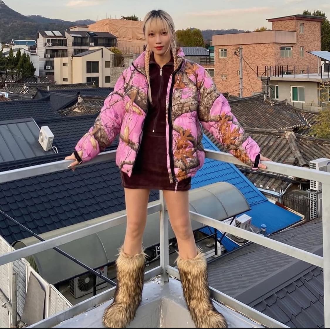 스컬프터 남녀공용 푸퍼 패딩 연인 남매 커플룩 방한 스키 겨울 유니크 상품이미지4