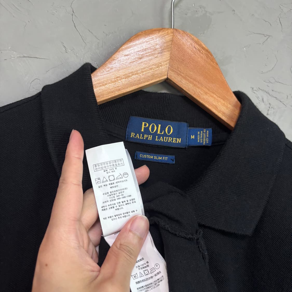 폴로 랄프로렌 카라티 반팔 블랙 상품이미지3