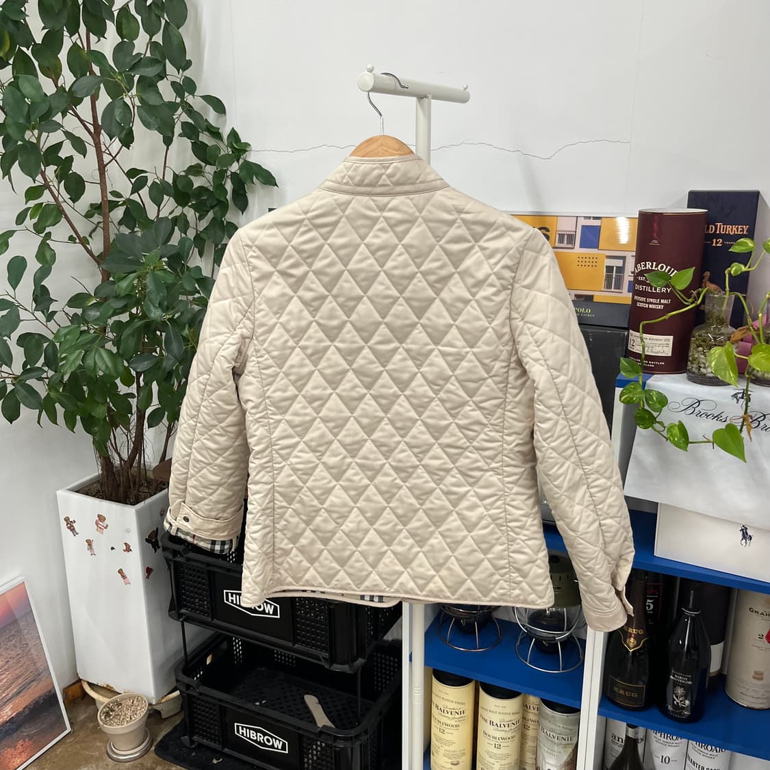 버버리 우먼 퀼팅 자켓 S 상품이미지4
