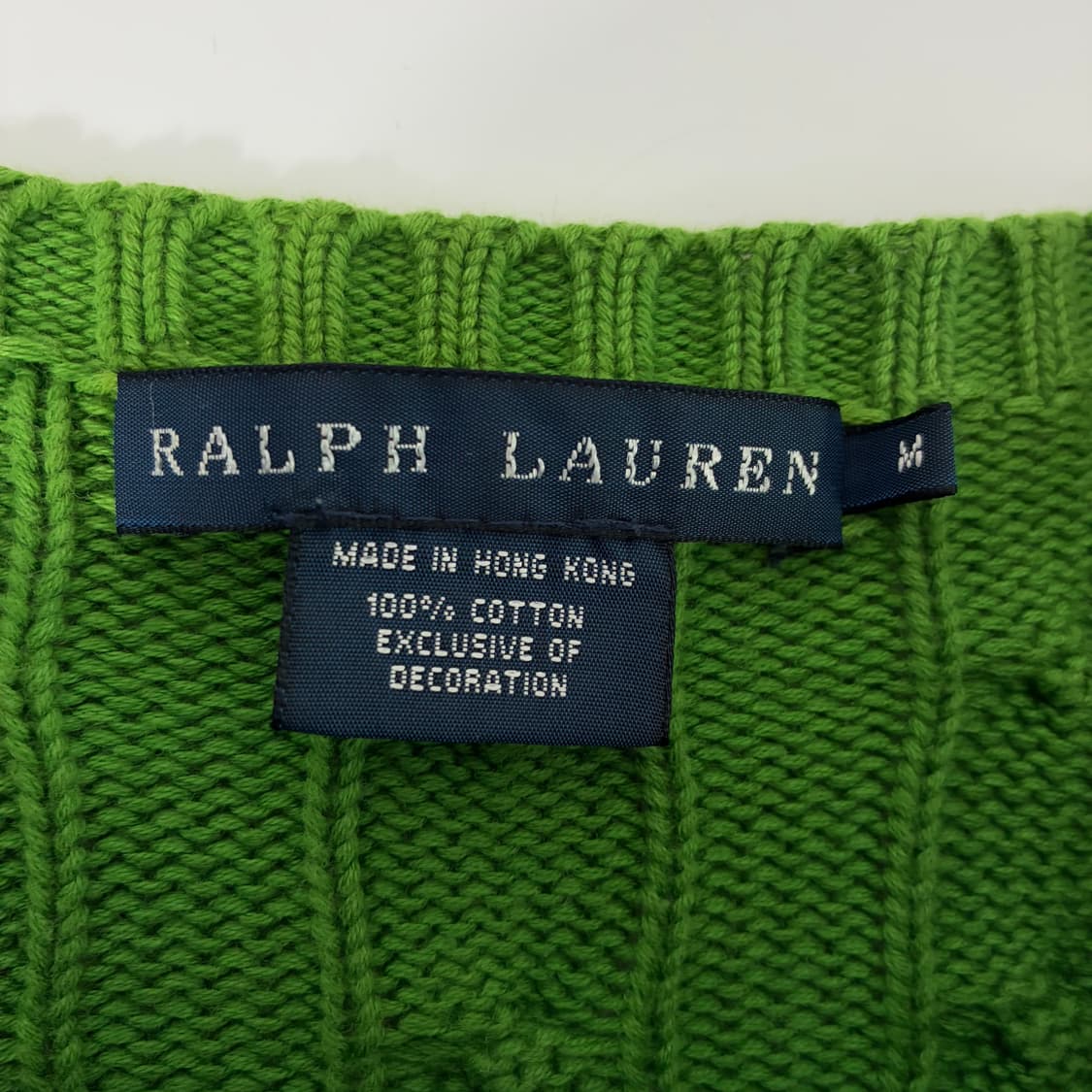 Polo  폴로 랄프로렌 자수 코튼 우먼스 꽈배기 니트 상품이미지5