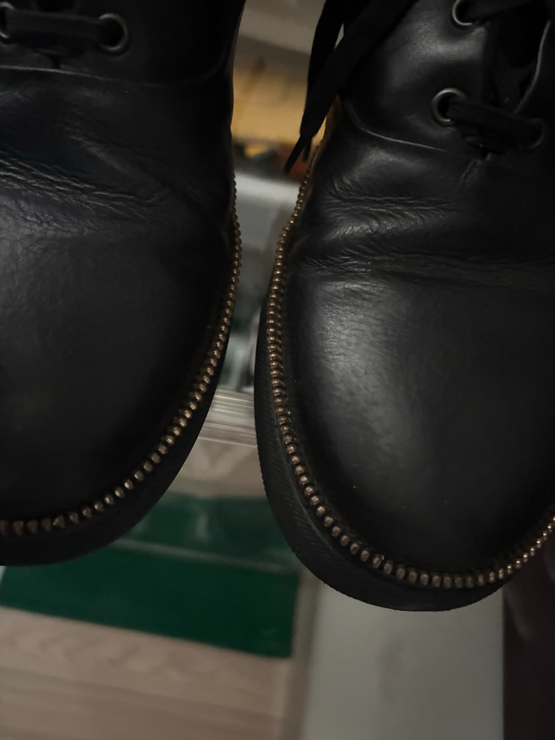 alexander mcqueen 레더지퍼 하이탑 상품이미지5