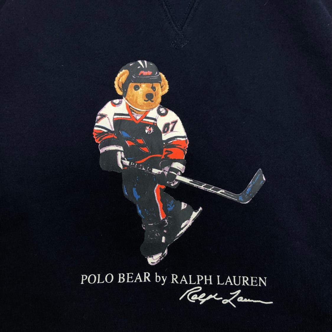 폴로 랄프로렌 걸즈 베어 네이비 후드티 상품이미지2