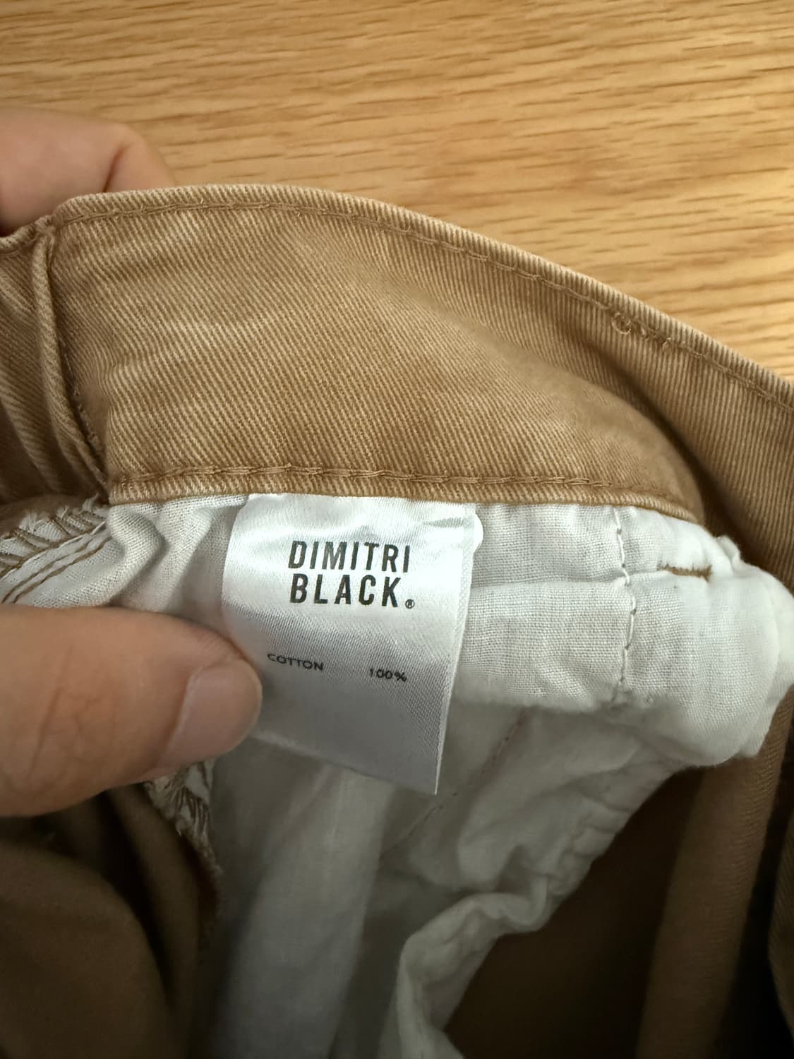 디미트리 블랙(DIMITRI BLACK) 더블니 워크팬츠 상품이미지9