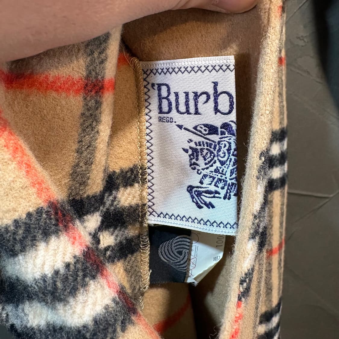 [M] BURBERRY 버버리 리버시블 체크 코트  상품이미지5