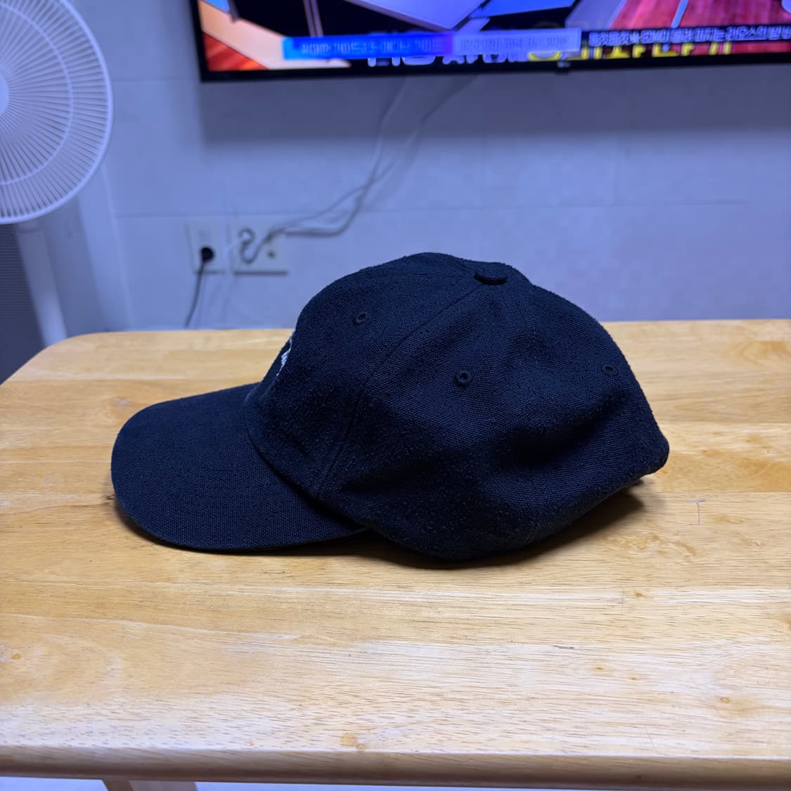 슈프림 클래식 로고 6패널 캡 모자 블랙 23SS 상품이미지2