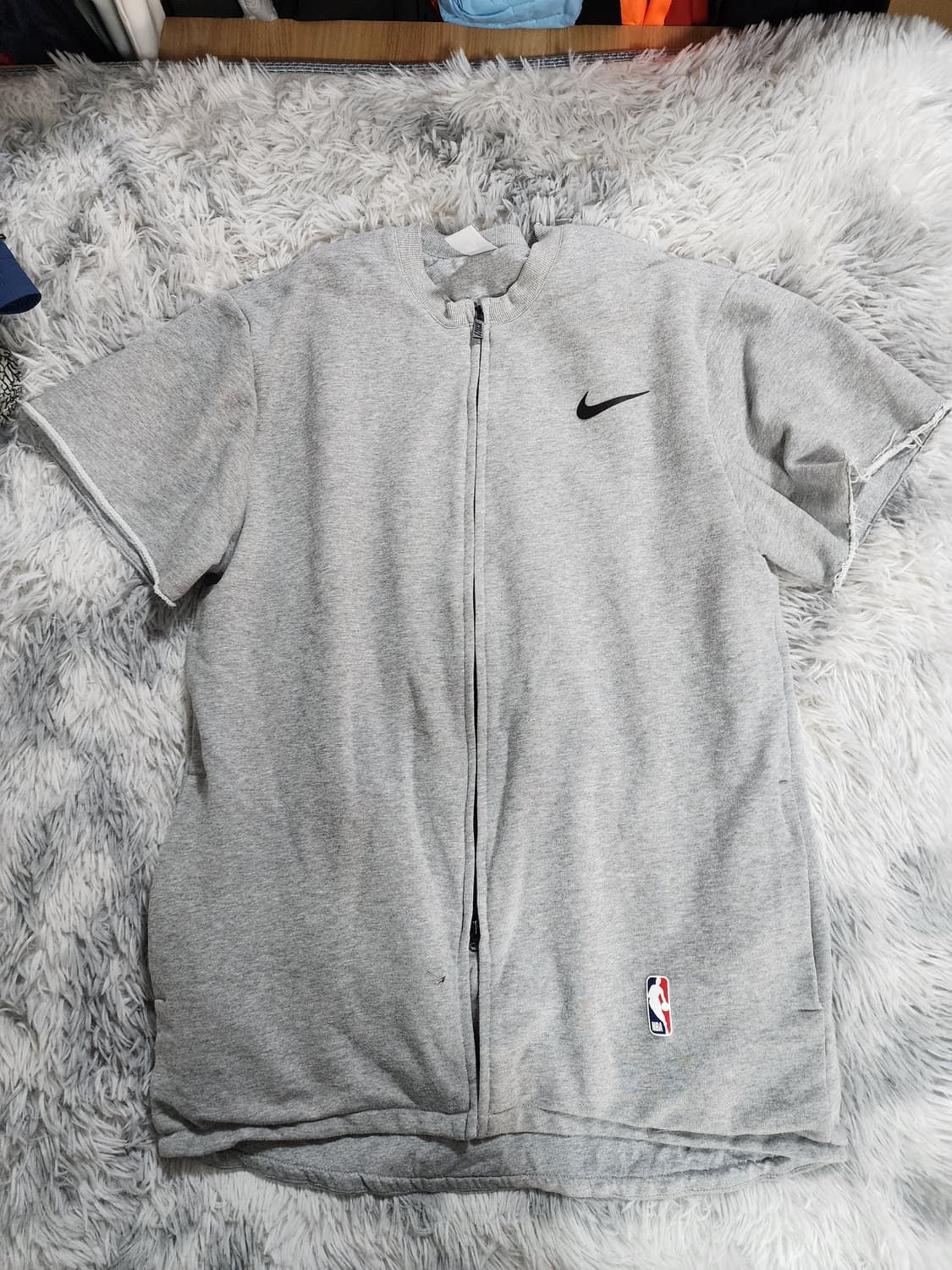 [L] 나이키 피어오브갓 웜업 탑 그레이 상품이미지1