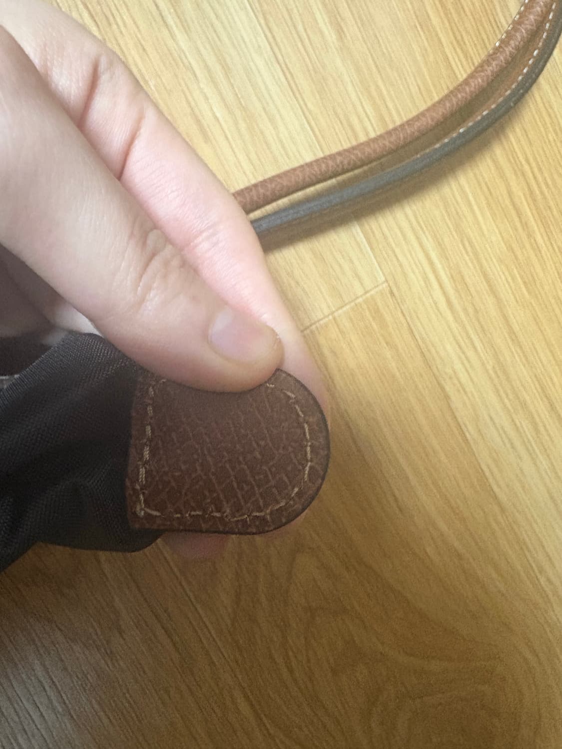 (새상품 정품)롱샴 르플리아쥬 에보니 M 상품이미지4