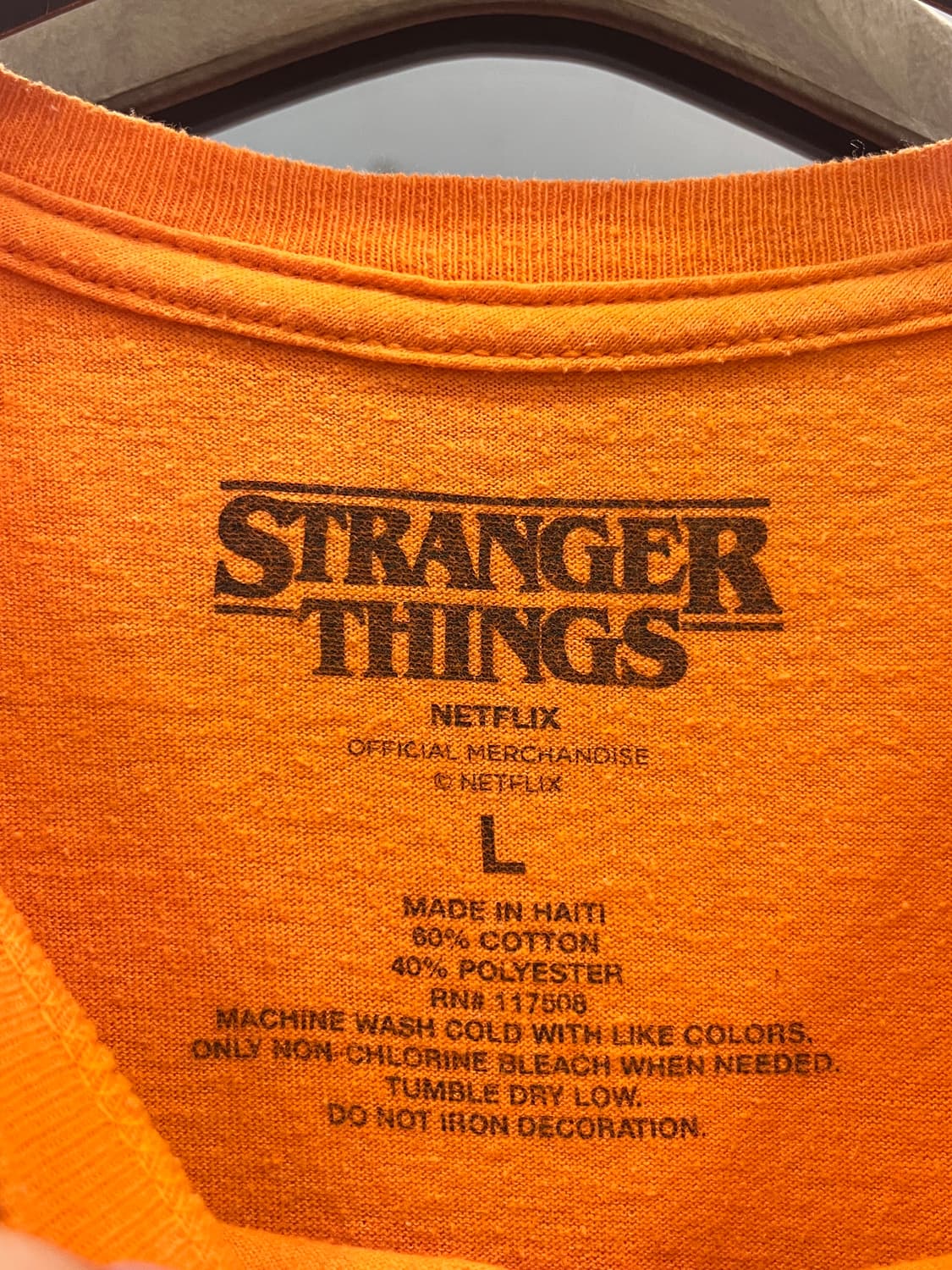 Stranger Things 기묘한이야기 프린팅 반팔티 상품이미지10