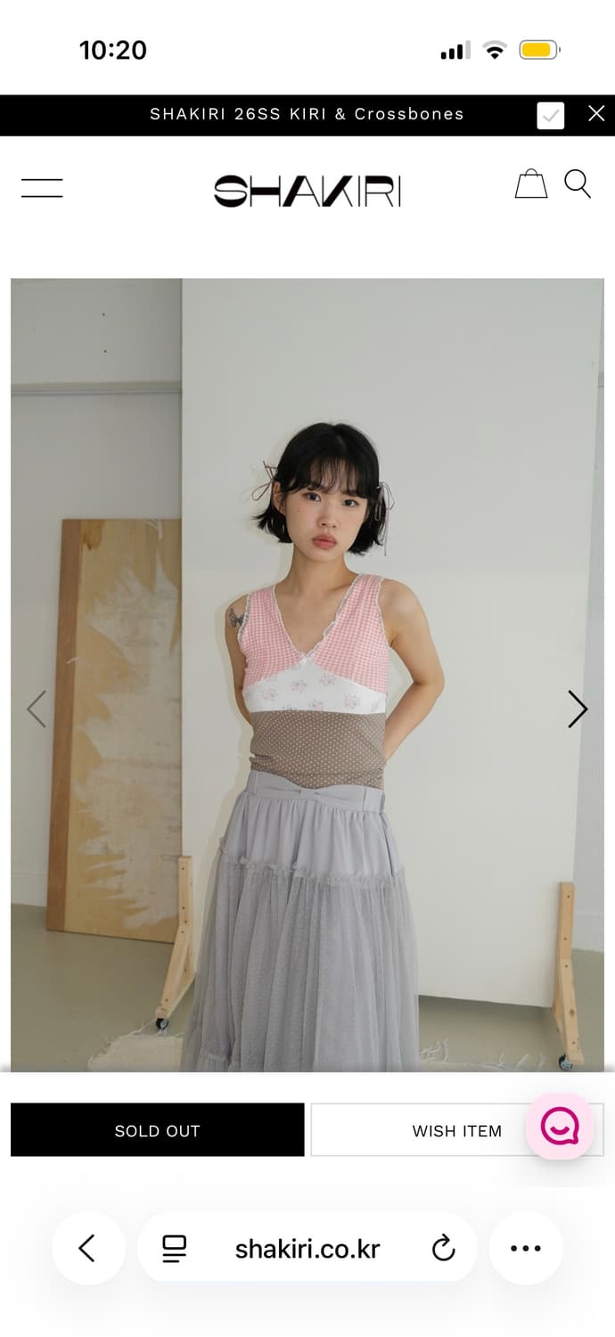 샤키리 모카 레이스 탑 상품이미지1