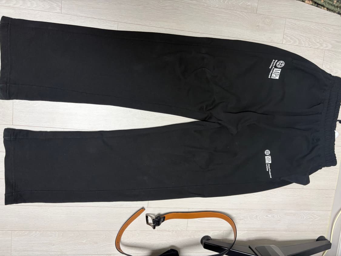 플라스틱프로덕트 MPA 스웻팬츠 블랙 m사이즈 상품이미지3