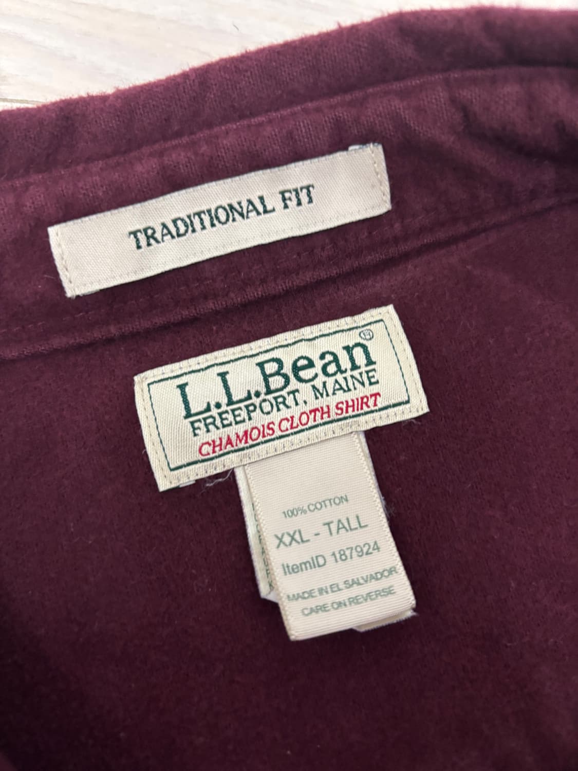 엘엘빈 셔츠 2XL 상품이미지2