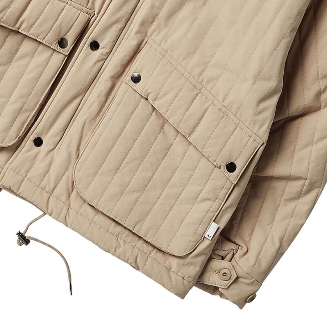 레투 Le2 오버 퀼팅 자켓 베이지 S 상품이미지7