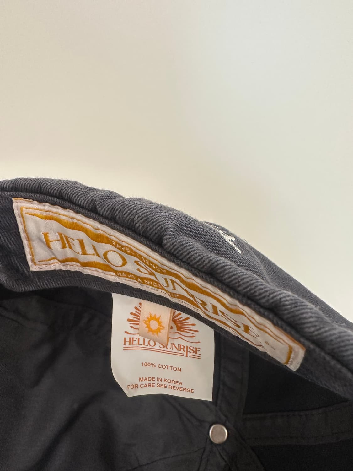 헬로썬라이즈 빈티지 모자 팝니다. 상품이미지2