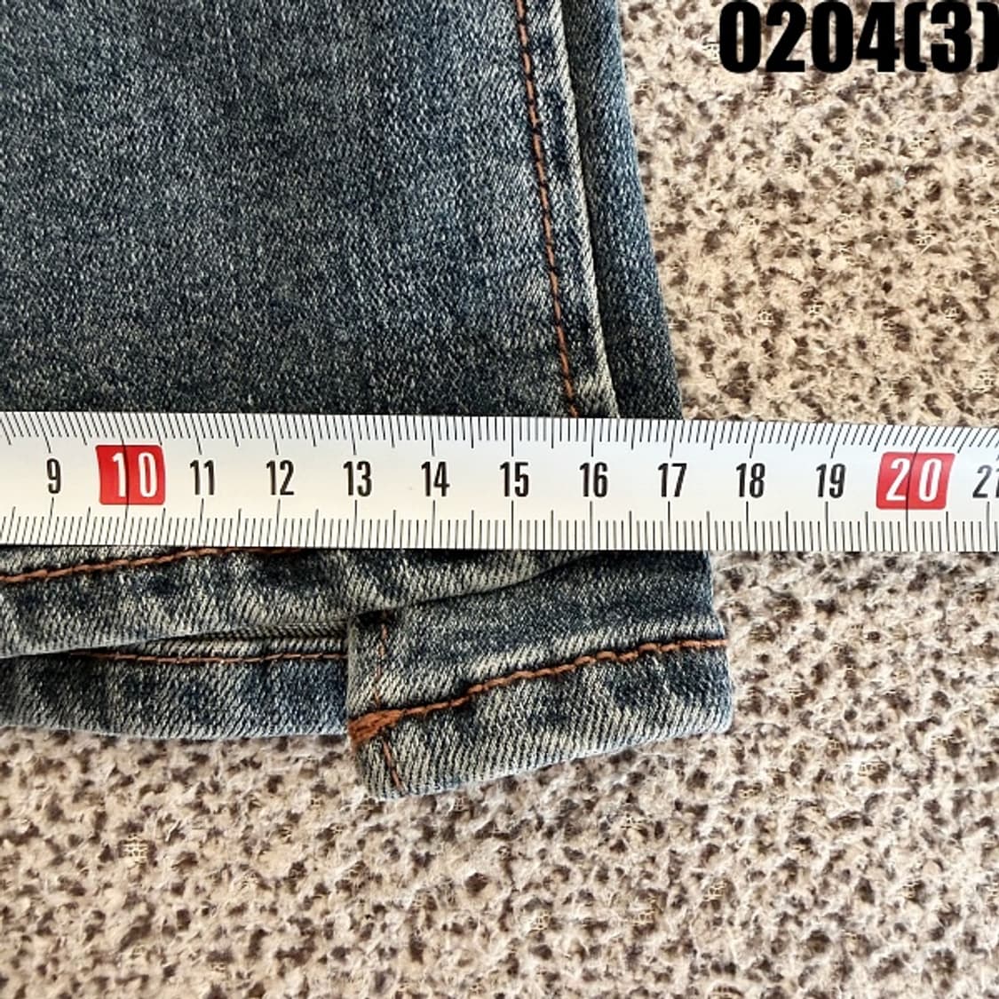 [61(25)] 게스 여성 부츠컷 절개 디테일 데님 팬츠 0204(3) 상품이미지9