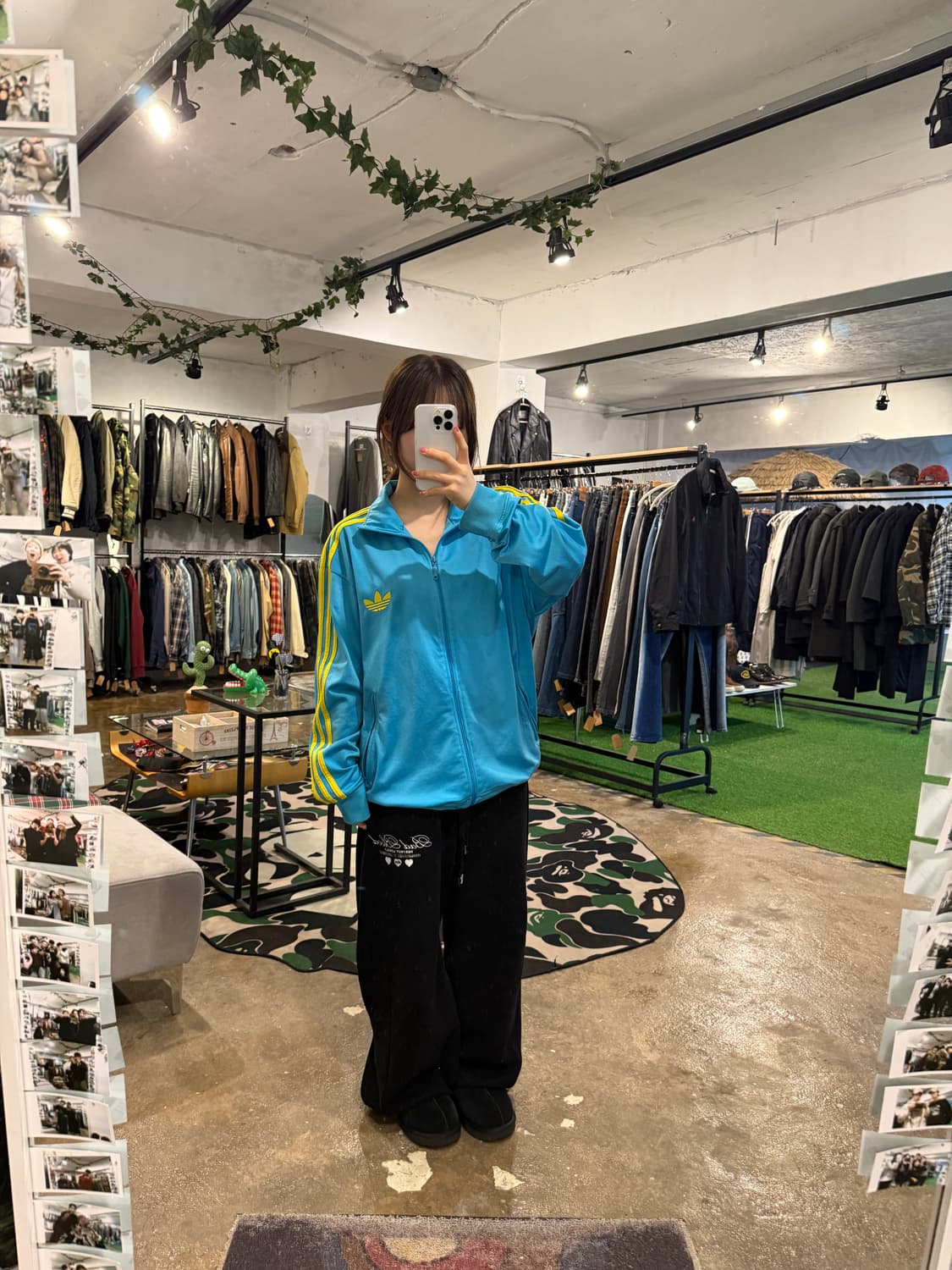 아디다스 희귀 져지 스카이옐로우 L 상품이미지7