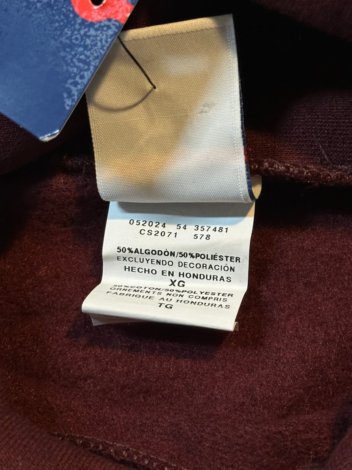 새상품급) 챔피온 MIT 후드티 버건디 상품이미지5