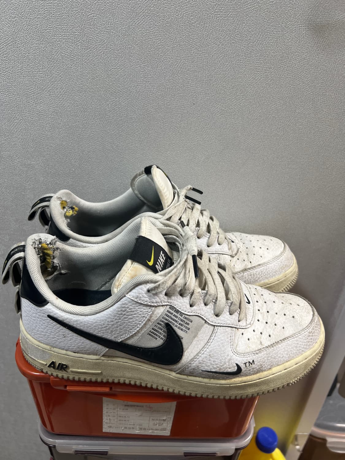 [275] 나이키 에어포스 1 로우 유틸리티 화이트 상품이미지4