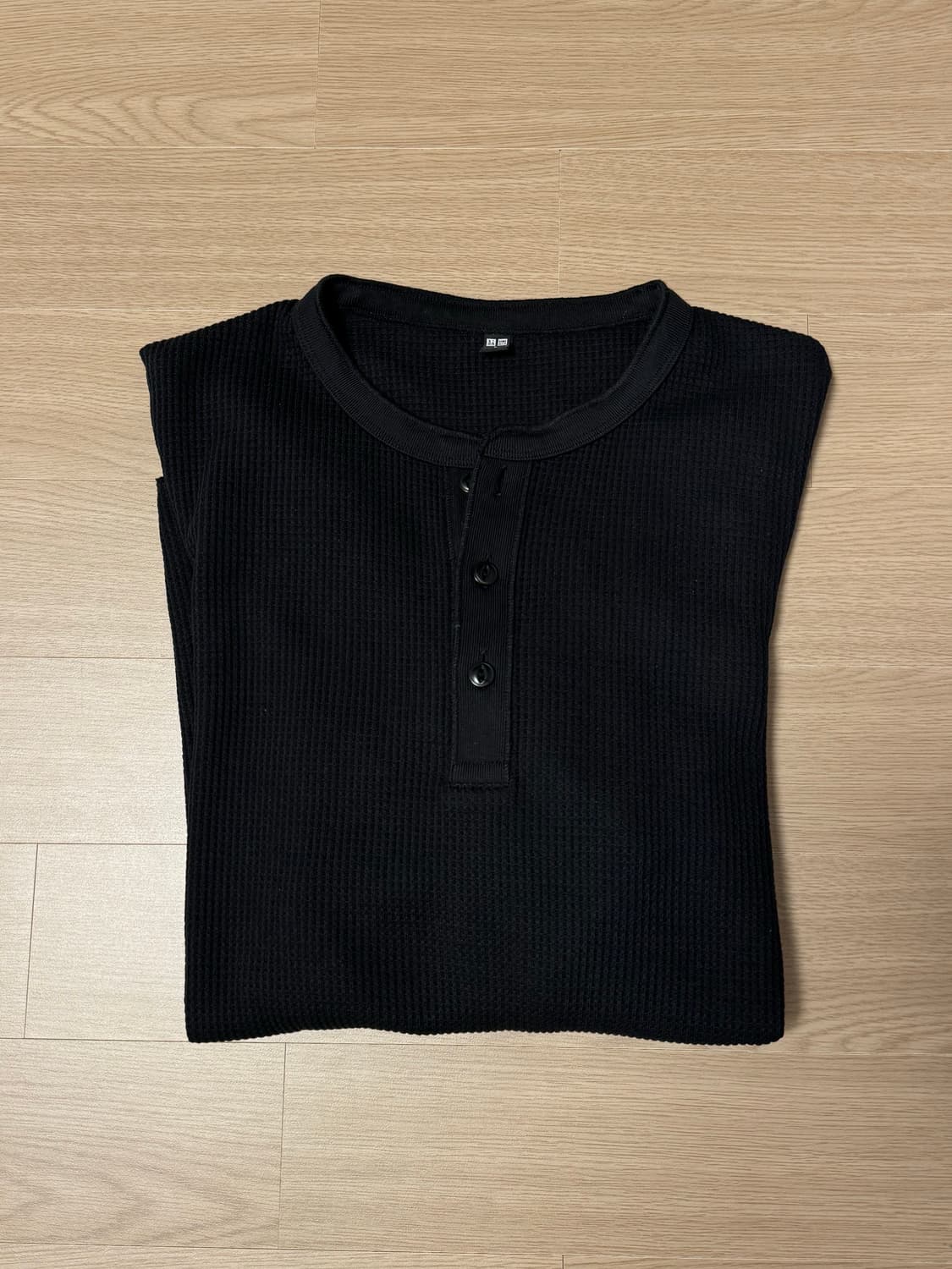 유니클로 와플 헨리넥 L 상품이미지1