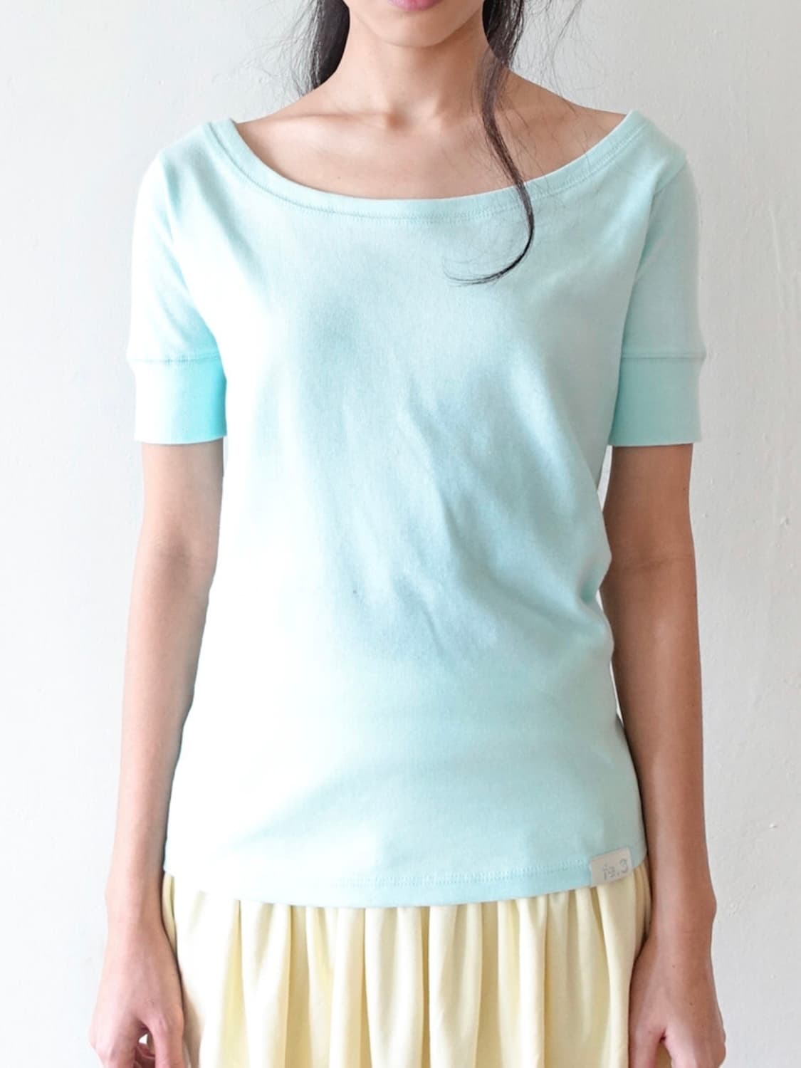샵페어리 rib half top (mint) 상품이미지1