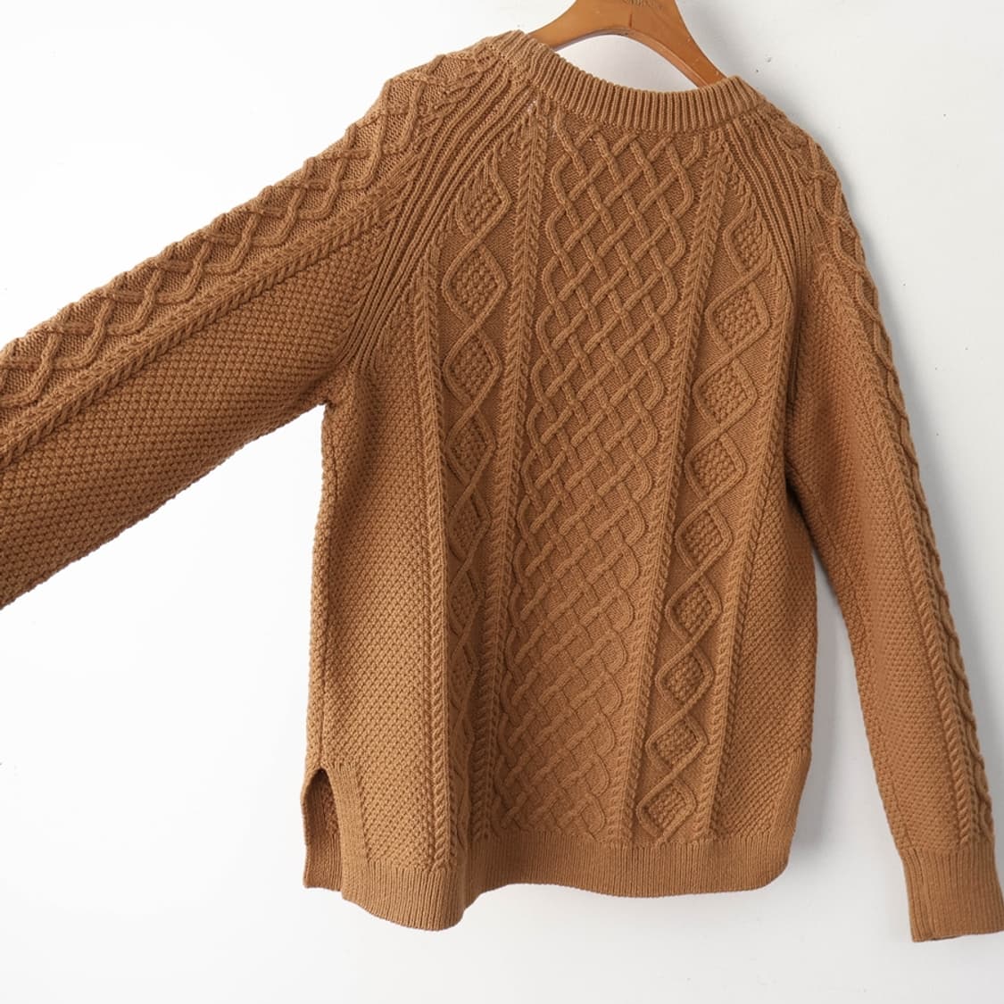 55/새상품 제이크루 코튼 케이블 니트 상품이미지2