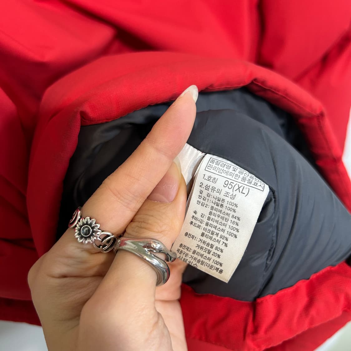 노스페이스 여성 헤비 구스다운 패딩 95  상품이미지4