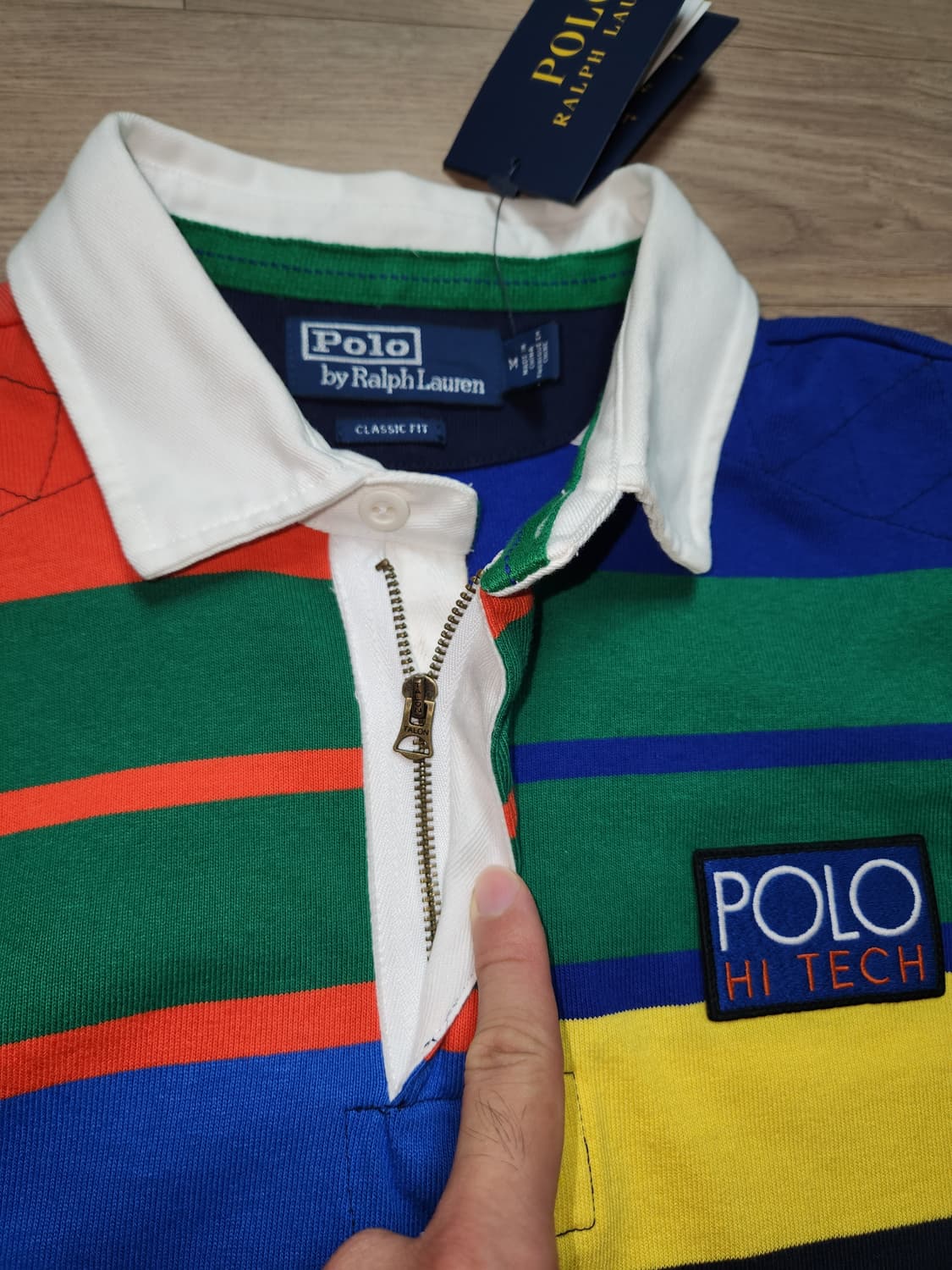 (새상품)폴로 하이테크 럭비티 멀티컬러 Polo Hi Tech Rugby 상품이미지3