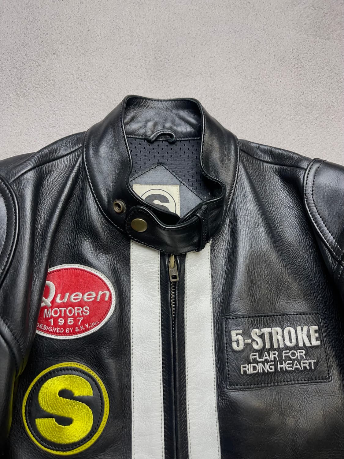 [L] QUEEN MOTORS 라이더자켓 -95-100 레이싱자켓 상품이미지9