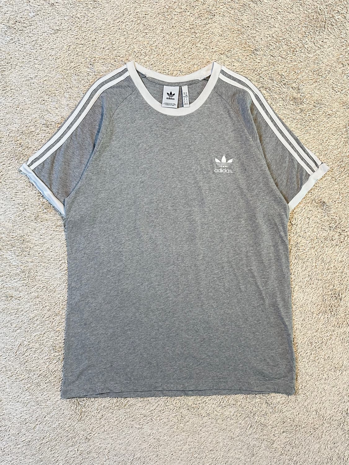 아디다스 ADIDAS 파이어버드 스포티 반팔 티셔츠 그레이 상품이미지1