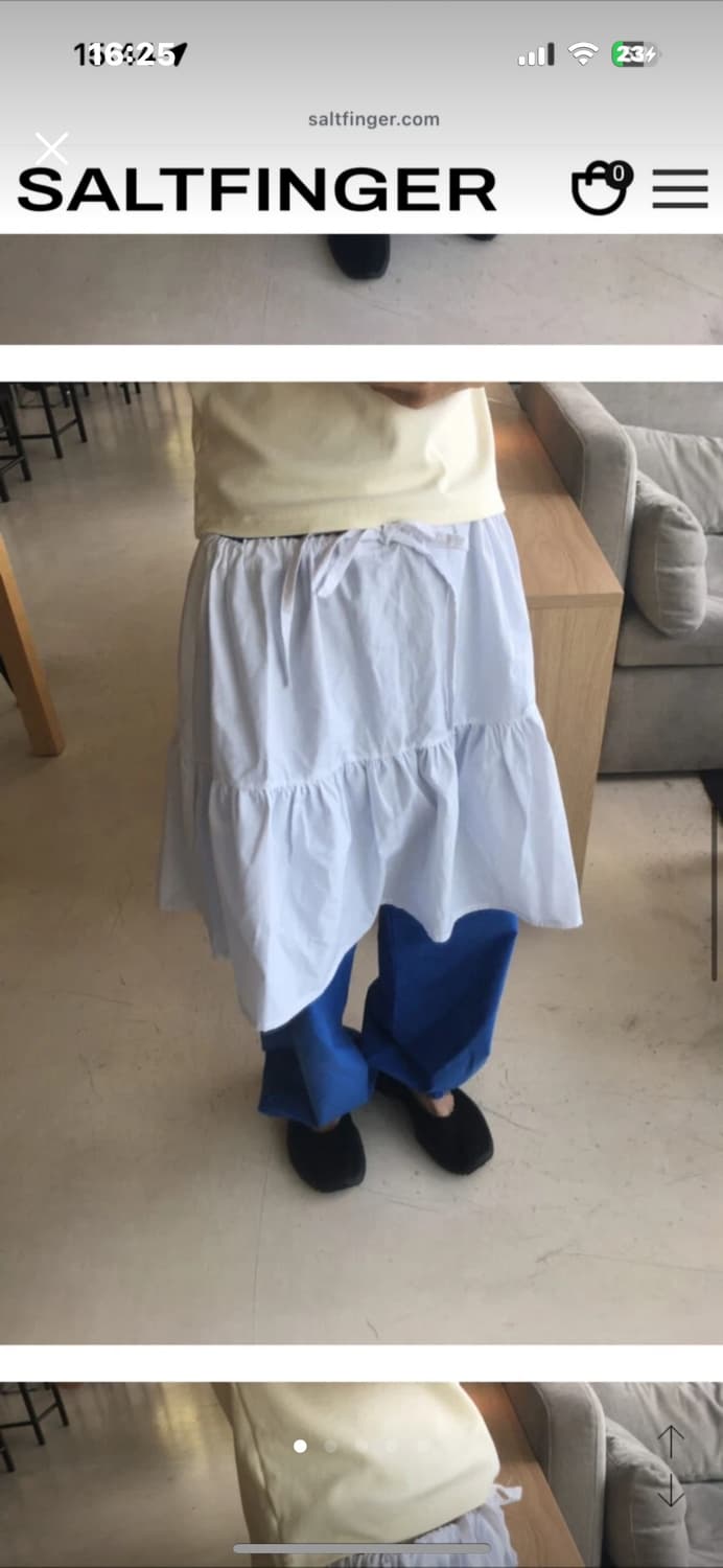 솔트핑거 미디 스커트  상품이미지1