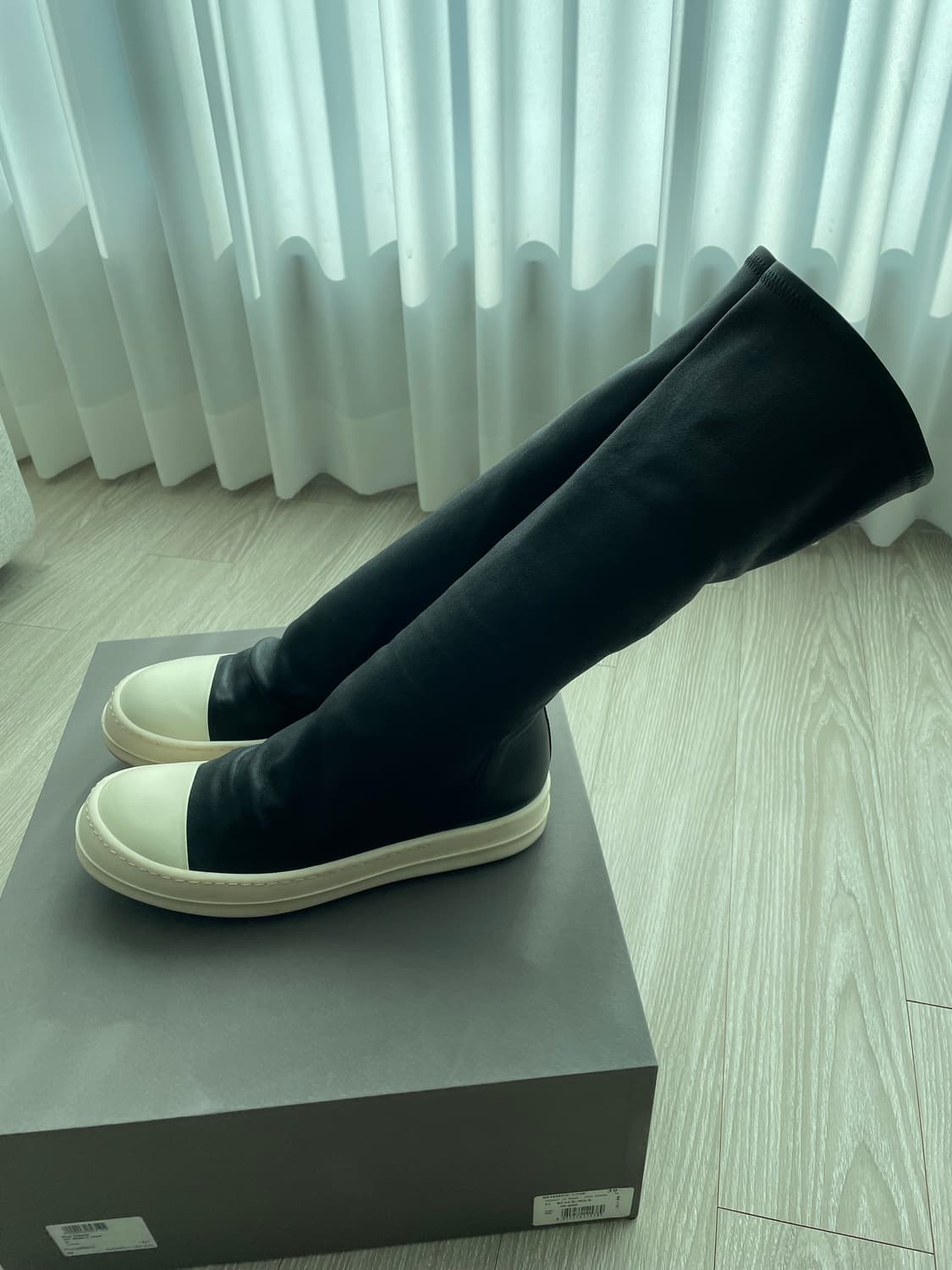 릭오웬스 레더 삭스부츠 여성사이즈 39 상품이미지2