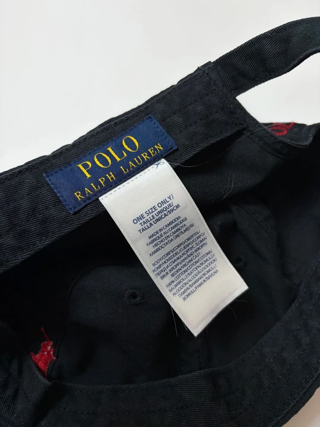 폴로 랄프로렌 시그니처 로고 볼캡 모자 Q1527 상품이미지6