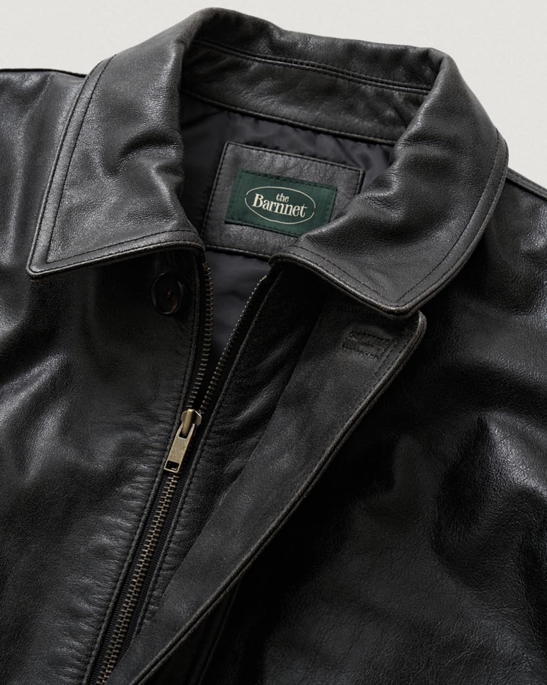 더바넷 A-2 레더 블랙 상품이미지2