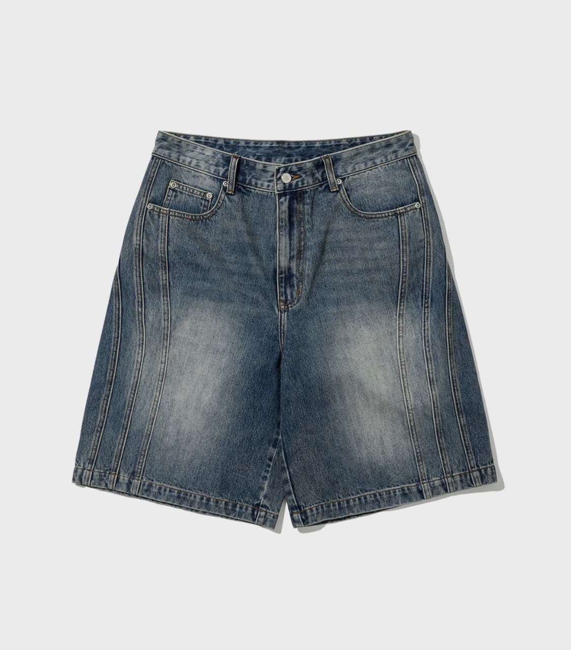 인템포무드 버뮤다 팬츠 워터블루 상품이미지2