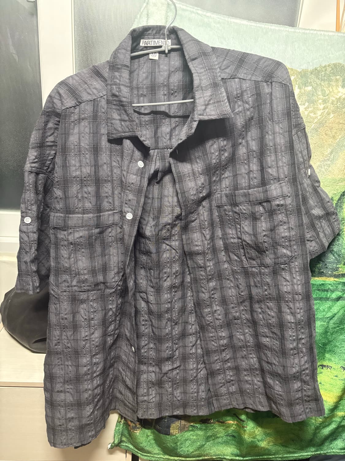 파르티맨토 체크 셔츠 M 상품이미지1