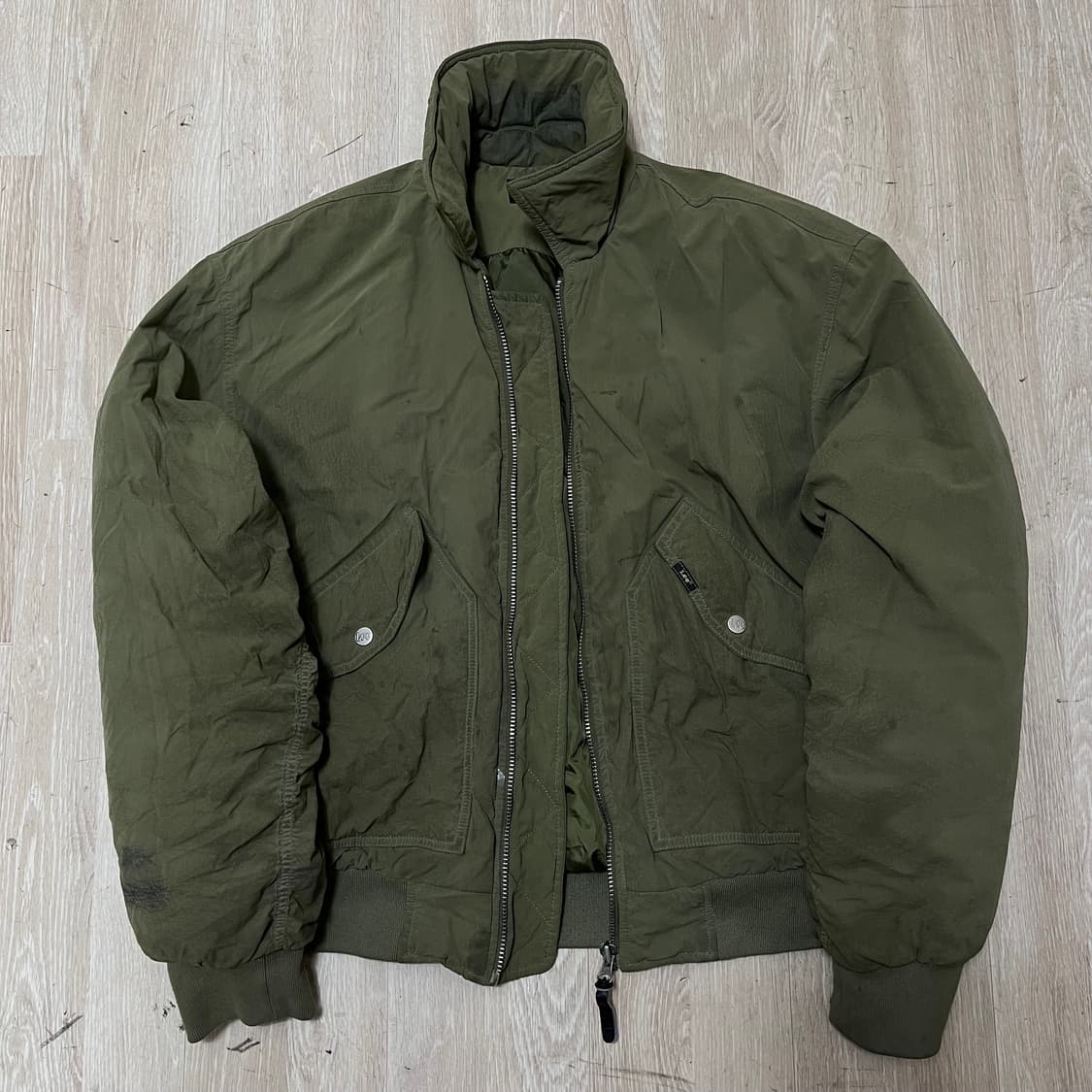 Lee MA-1 봄버 카라 항공점퍼 M/95 상품이미지1