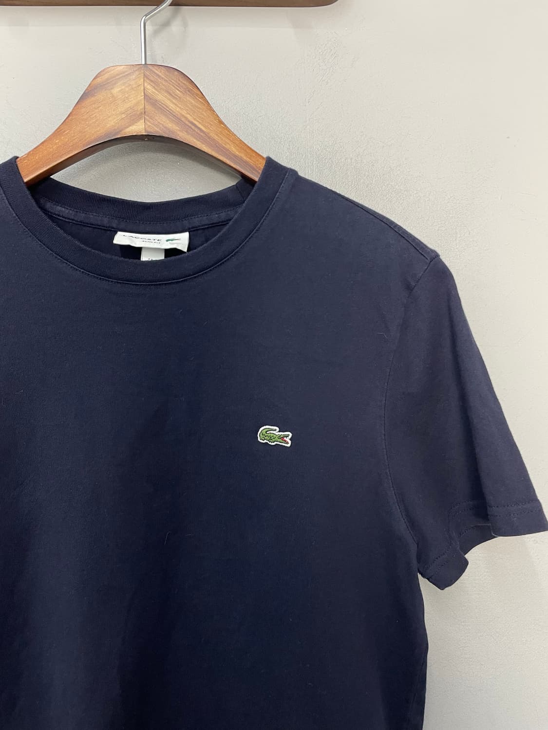 라코스테 크루넥 네이비 반팔 H2553 상품이미지3