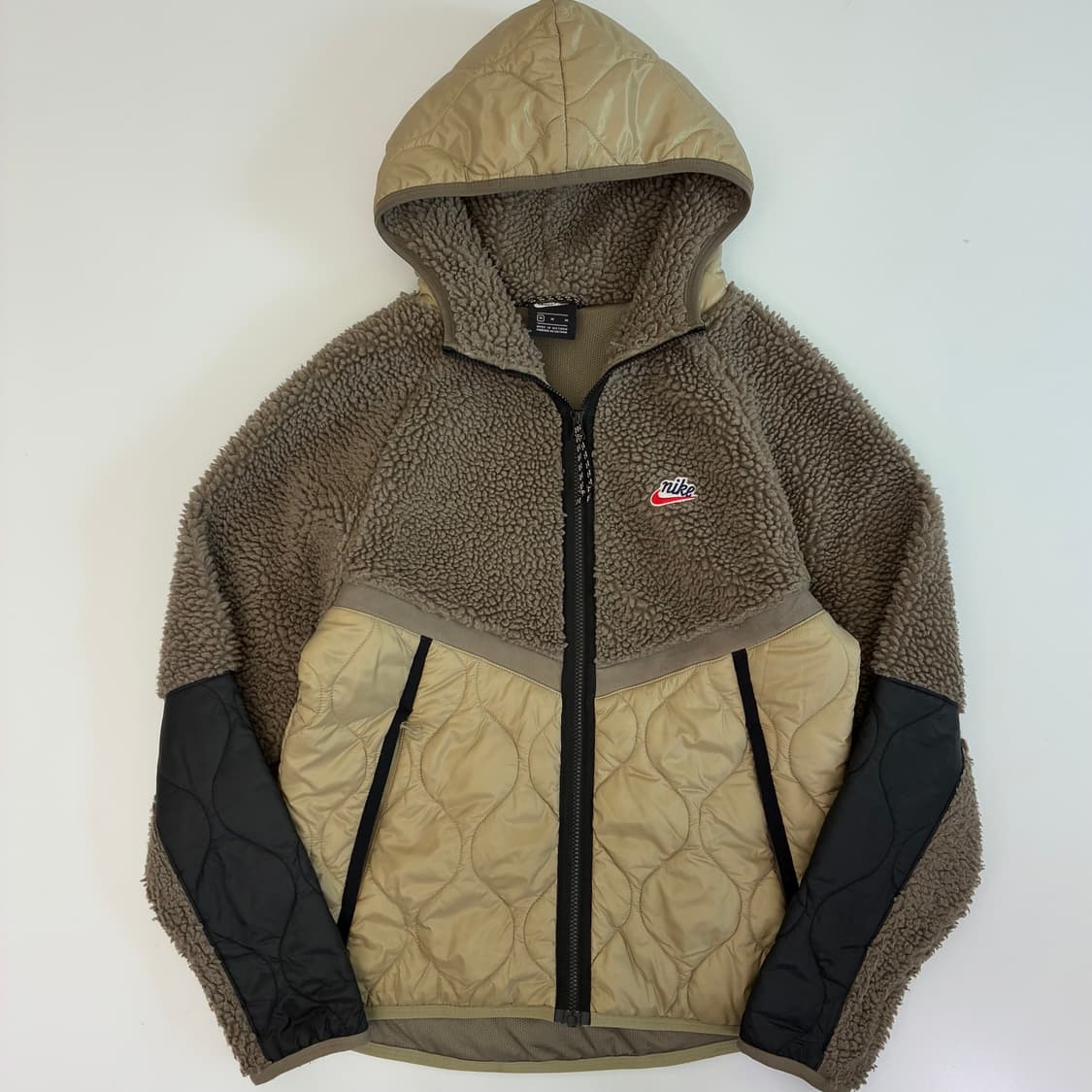 Nike 나이키 브라운 헤리티지 쉐르파 아노락 상품이미지1