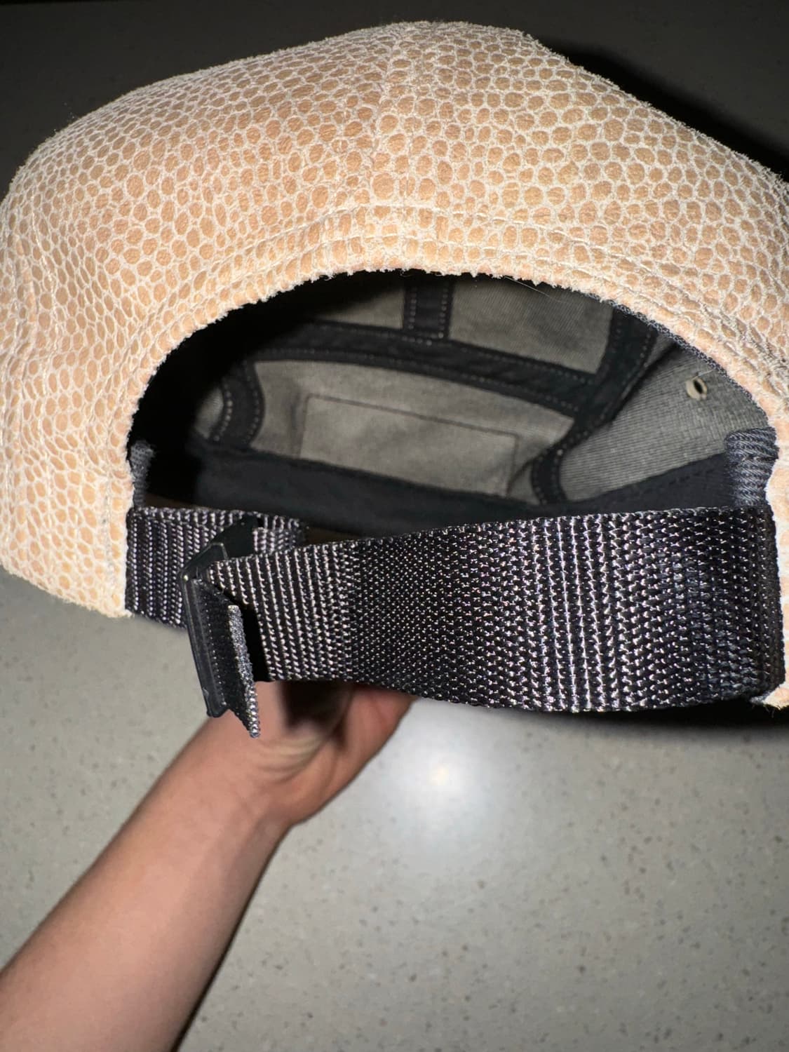 슈프림 스네이크 스킨 캠프캡 상품이미지2