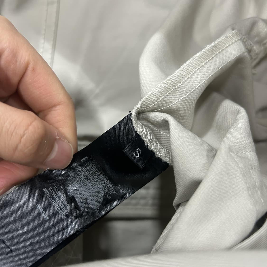 버버리 베이지 반팔 트렌치 원피스 s 상품이미지3