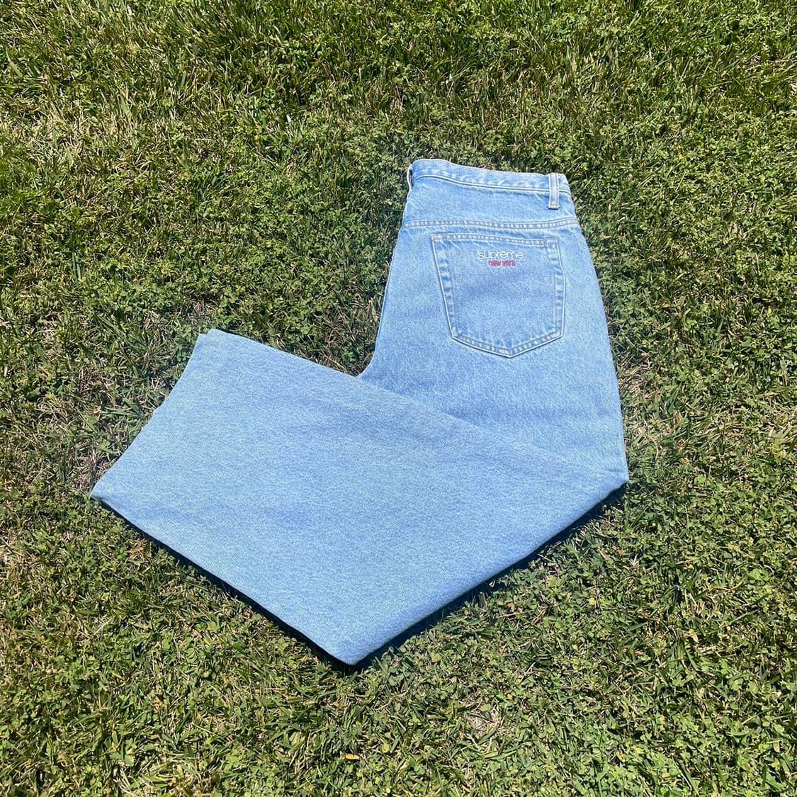 슈프림 배기 진 블루 상품이미지1