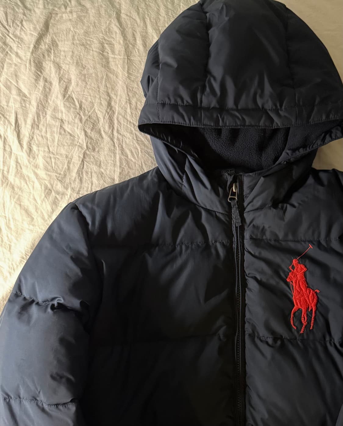 폴로 빅포니 패딩 네이비 상품이미지1