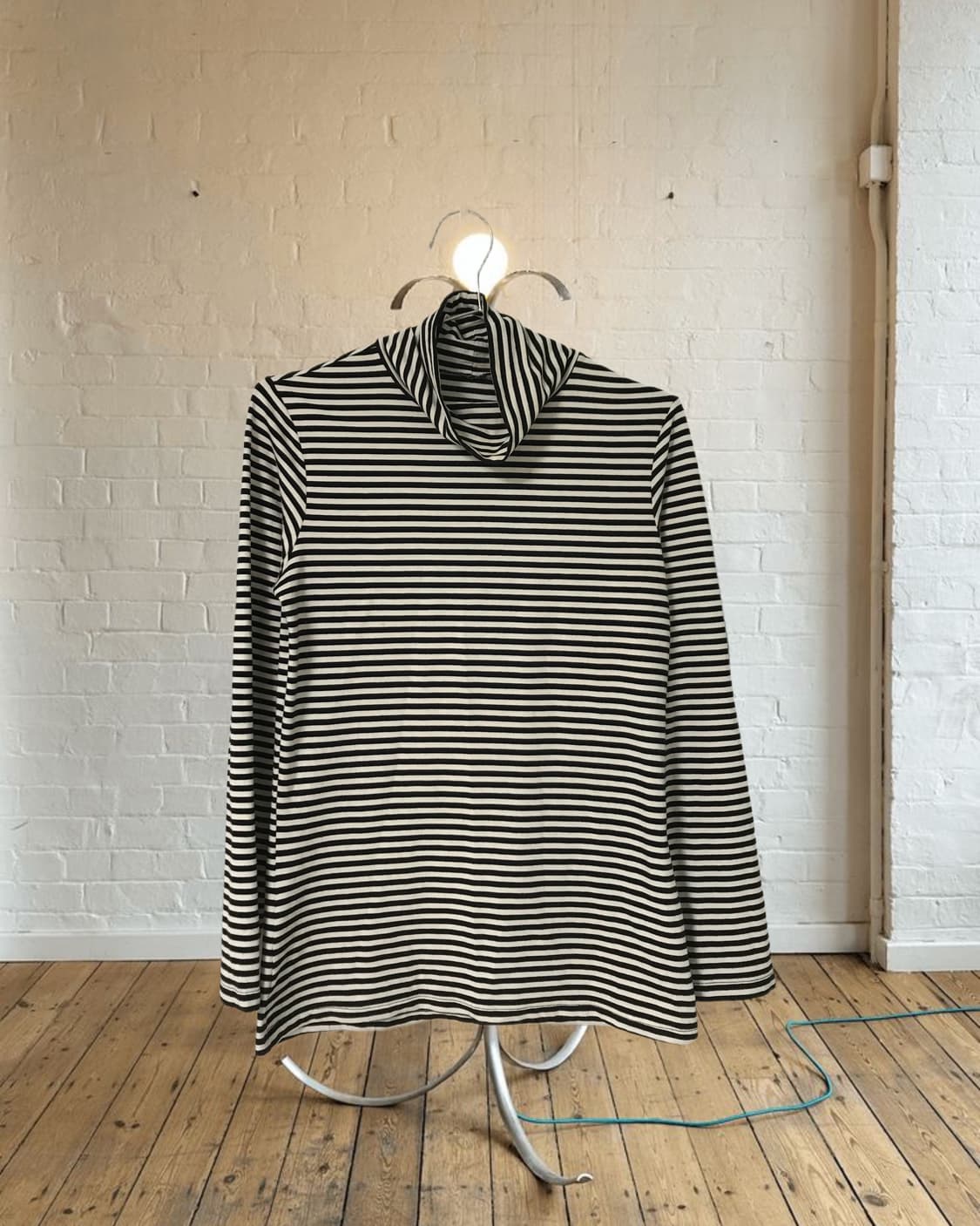 velvet top + stripe top SET 상품이미지6