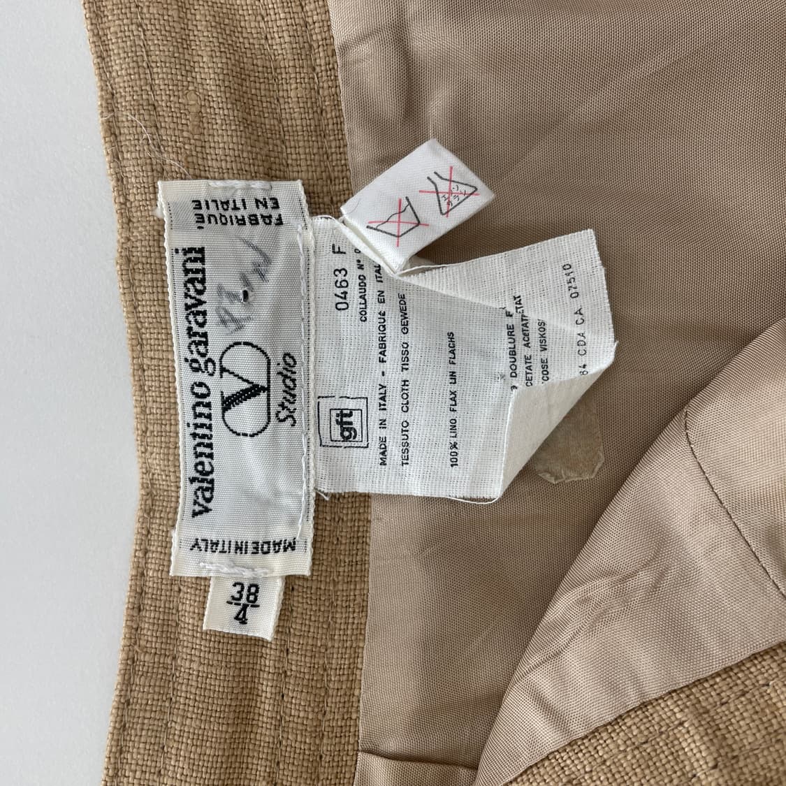 발렌티노 린넨 스커트 상품이미지5