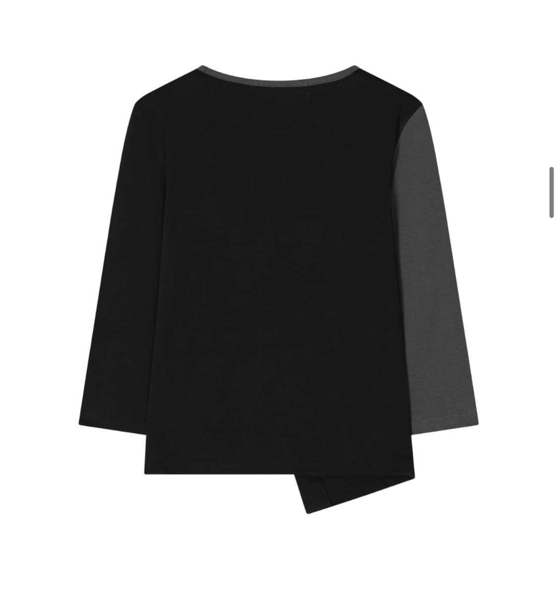 헤레틱 버튼 크로스 티셔츠 블랙 상품이미지2