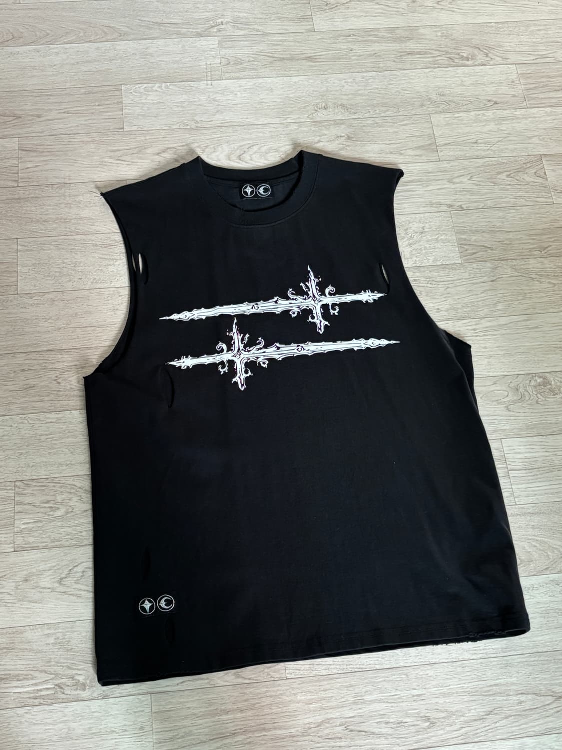 떠그클럽 크로스 티 슬리브리스 (2) 상품이미지1