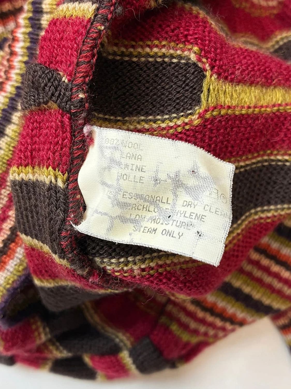 미쏘니 00s Y2K 패턴 카라 니트 PN5161 상품이미지7