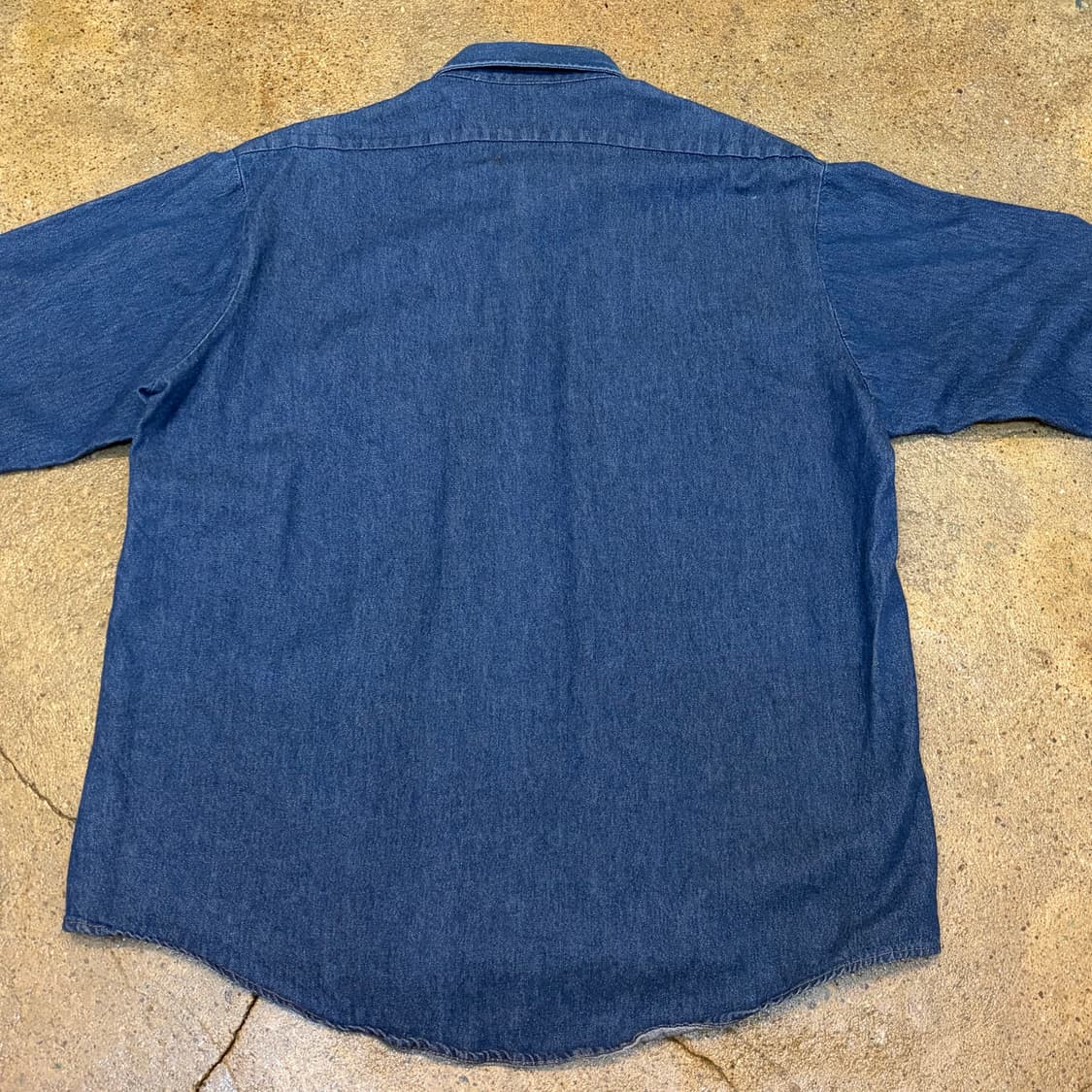 00s 미국 빈티지 레드캡 워크 청남방 데님셔츠 상품이미지8