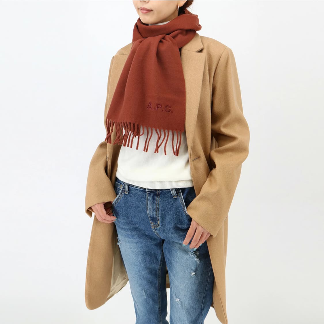 A.P.C. 레이디스 네이비 코트 36사이즈 상품이미지3