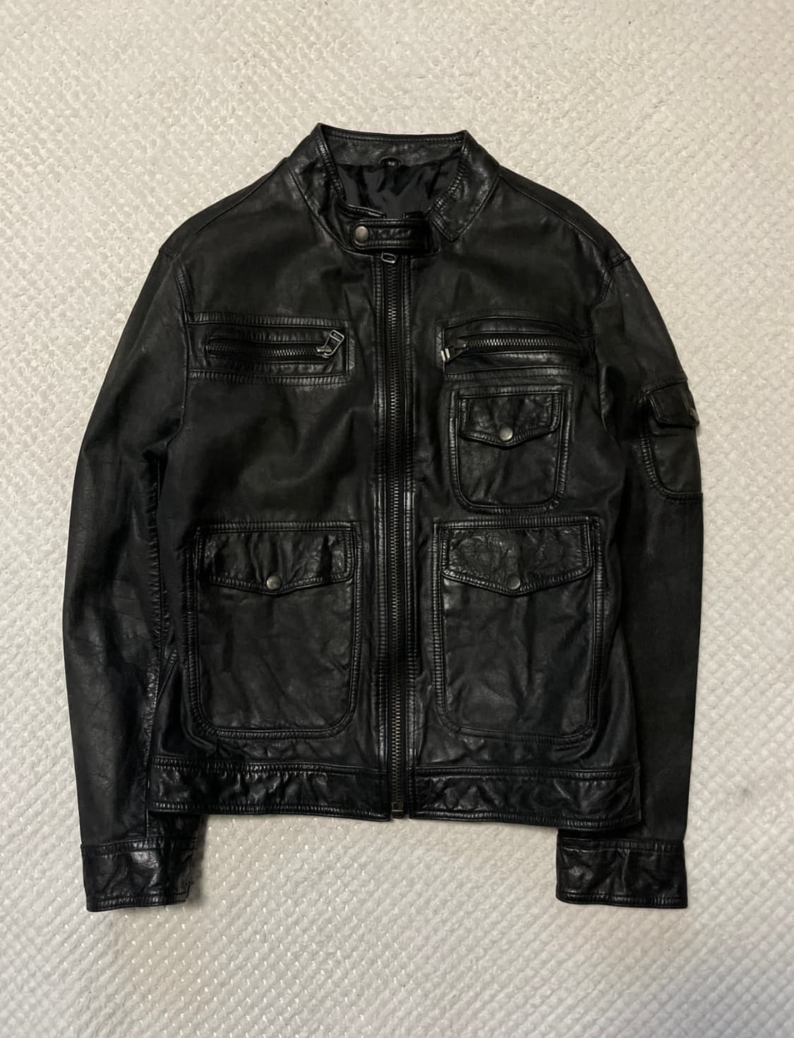 [50] Lhomme en cuir 웨스턴 무드 소가죽 포켓 레더 상품이미지1